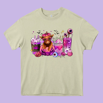 Heavy Core Tee Halloween Heifer coffee cups