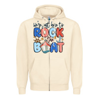 Sandshell were just here to rock the boat Zipper Hoodie - MaliasSmallBusiness