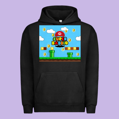 Super Daddio Urban Hoodie Designed By Tumblerdesignbyshophia