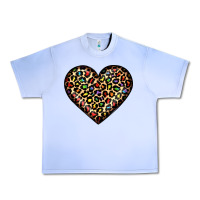 Grape Ice pride leopard heart Urban Heavy Tee - JahusDesignShop