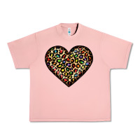 Salmon pride leopard heart Urban Heavy Tee - JahusDesignShop