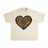Sandshell pride leopard heart Urban Heavy Tee - JahusDesignShop