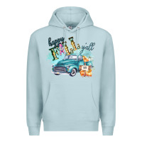 Blue Mist Happy Fall YALL Pumpkin Truck Shirt Premium Hoodie - Bettercallsaul