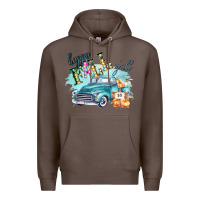 Coffee Happy Fall YALL Pumpkin Truck Shirt Premium Hoodie - Bettercallsaul