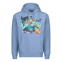 Colony Blue Happy Fall YALL Pumpkin Truck Shirt Premium Hoodie - Bettercallsaul