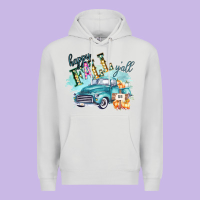 Happy Fall Yall Pumpkin Truck Shirt Premium Hoodie Designed By Bettercallsaul