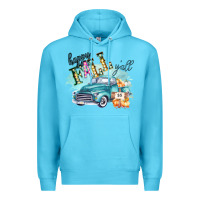 Ocean Blue Happy Fall YALL Pumpkin Truck Shirt Premium Hoodie - Bettercallsaul