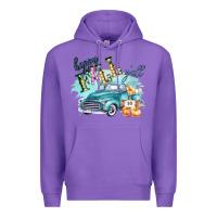 Purple Happy Fall YALL Pumpkin Truck Shirt Premium Hoodie - Bettercallsaul