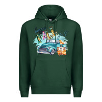 Sports Green Happy Fall YALL Pumpkin Truck Shirt Premium Hoodie - Bettercallsaul
