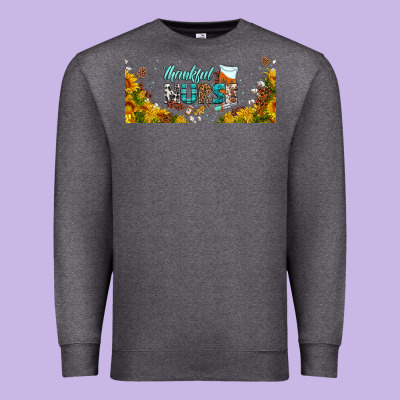 Thankful Nurse Fall Libbey Glass Premium Sweatshirt Designed By Bundleandbundleshop