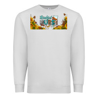 Dove Grey thankful nurse fall libbey glass Premium Sweatshirt - BundleAndBundleShop