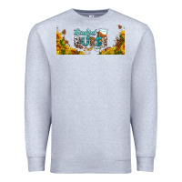 Heather Grey thankful nurse fall libbey glass Premium Sweatshirt - BundleAndBundleShop