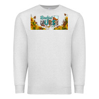 Oatmeal Heather thankful nurse fall libbey glass Premium Sweatshirt - BundleAndBundleShop