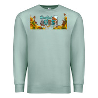 Seafoam thankful nurse fall libbey glass Premium Sweatshirt - BundleAndBundleShop