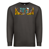Smoke thankful nurse fall libbey glass Premium Sweatshirt - BundleAndBundleShop