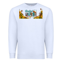 White thankful nurse fall libbey glass Premium Sweatshirt - BundleAndBundleShop