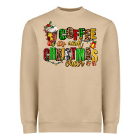 Coffee And Christmas Cheer Heavyweight Sweatshirt | Teevron