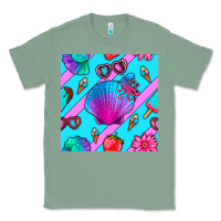 Sage sea shell Classic Tee - BundleAndBundleShop