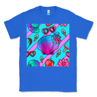 True Royal sea shell Classic Tee - BundleAndBundleShop
