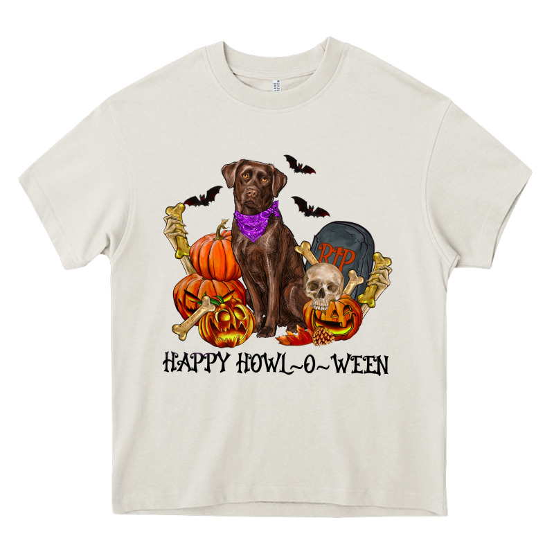 Happy Howl-o-ween Heavy Core Tee by RanaPortraitStore | Teevron