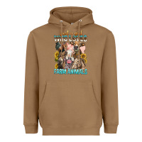 Toasted Coconut Just A Girl Who Loves Farm Animals Heavyweight Hoodie - BundleAndBundleShop