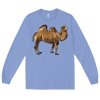 Colony Blue Camel Long Sleeve Tee - LillyAllenDesigns