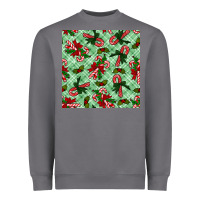 Storm christmas candy cane seamless pattern Heavyweight Sweatshirt - BundleAndBundleShop
