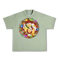 Oil Green Christmas chick Urban Heavy Tee - Artiststas