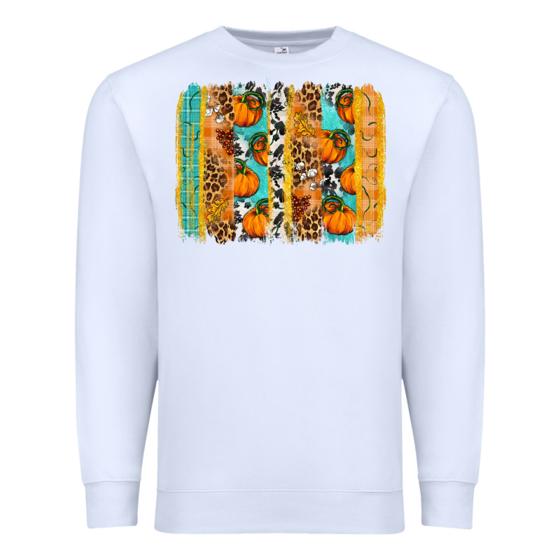 Fall Pumpkin Brushstroke Premium Sweatshirt by BundleAndBundleShop | Teevron