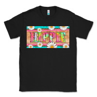 Black hippie and daisys license plate template Classic Tee - Artiststas