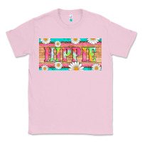 Bubblegum Pink hippie and daisys license plate template Classic Tee - Artiststas