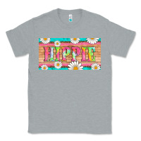 Heather Grey hippie and daisys license plate template Classic Tee - Artiststas