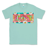 Seafoam hippie and daisys license plate template Classic Tee - Artiststas