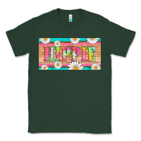 Sports Green hippie and daisys license plate template Classic Tee - Artiststas