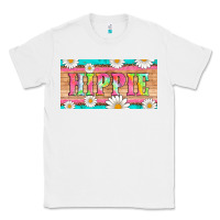 White hippie and daisys license plate template Classic Tee - Artiststas