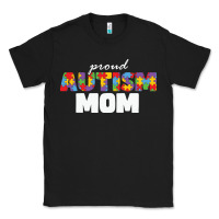 Black LIL Autism Mom Classic Tee - CowhideDigitalArt