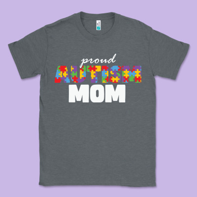 Lil Autism Mom Classic Tee Designed By Cowhidedigitalart