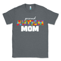 Charcoal Heather LIL Autism Mom Classic Tee - CowhideDigitalArt