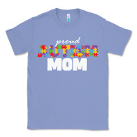 Colony Blue LIL Autism Mom Classic Tee - CowhideDigitalArt