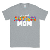 Heather Grey LIL Autism Mom Classic Tee - CowhideDigitalArt