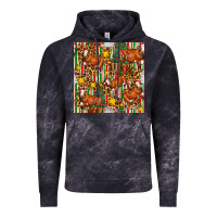 Cloud Black christmas leopard cow with gift boxes Vintage Hoodie - FaDigitalArtStudio