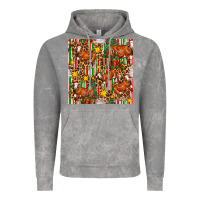Cloud Rock christmas leopard cow with gift boxes Vintage Hoodie - FaDigitalArtStudio