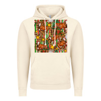 Vintage Artic christmas leopard cow with gift boxes Vintage Hoodie - FaDigitalArtStudio