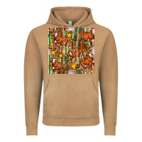 Vintage Camel christmas leopard cow with gift boxes Vintage Hoodie - FaDigitalArtStudio