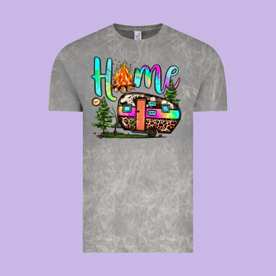 Home Camp Vintage Tee Designed By Jahusdesignshop