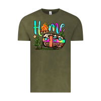 Vintage Olive home camp Vintage Tee - JahusDesignShop