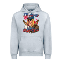 Heather Grey I'll always be your biggest fan Baseball Urban Hoodie - HowdyJamesFarm