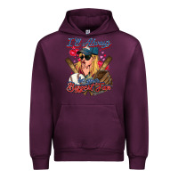 Mauve Wine I'll always be your biggest fan Baseball Urban Hoodie - HowdyJamesFarm