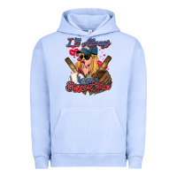 Pigment Grape Ice I'll always be your biggest fan Baseball Urban Hoodie - HowdyJamesFarm