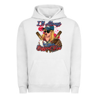 Pigment Lunar Rock I'll always be your biggest fan Baseball Urban Hoodie - HowdyJamesFarm